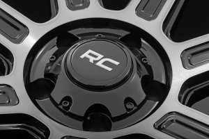 GMC Sierra 1500 Classic Wheel - Rough Country - 89 Series Black Machined Gun Metal, One-Piece - Black - 2007